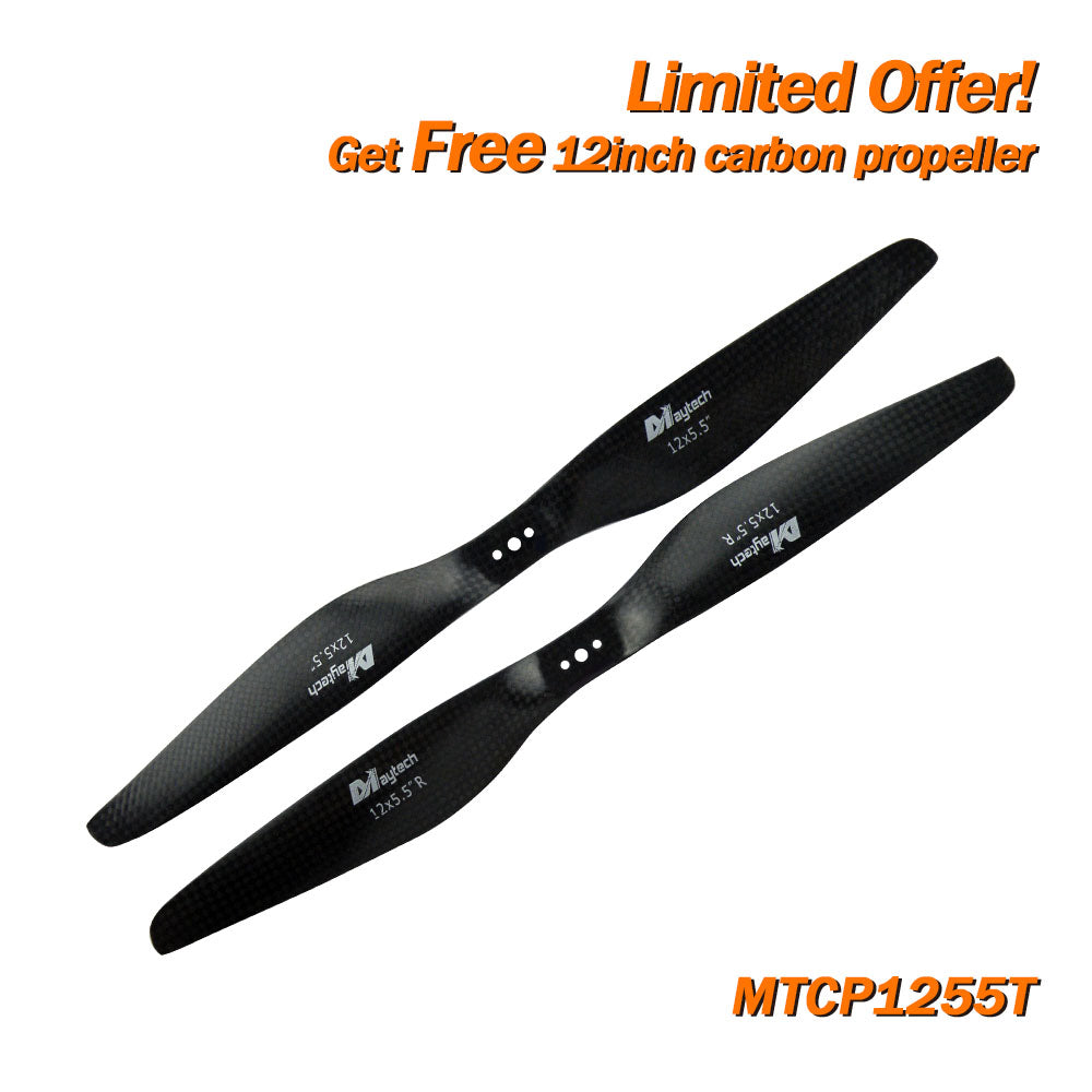 (Giveaway) Get Free 9-13 inch Carbon Fiber Propeller When Place any Order