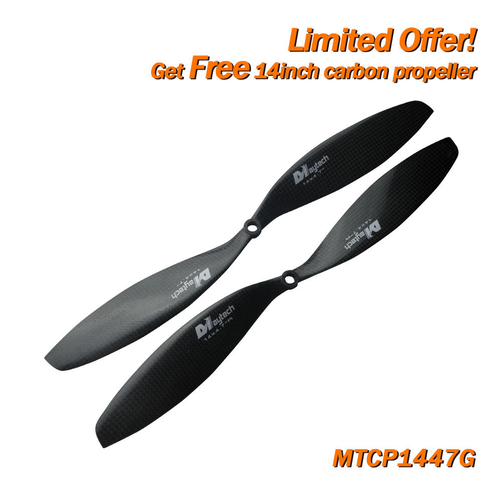 (Giveaway) Get Free 14-22 inch Carbon Fiber/Plastic Propeller When Place any Order