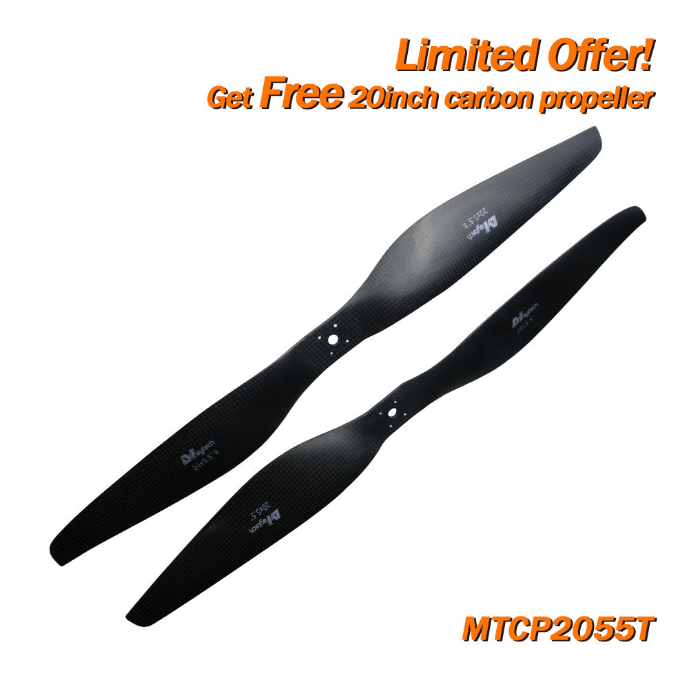 (Giveaway) Get Free 14-22 inch Carbon Fiber/Plastic Propeller When Place any Order