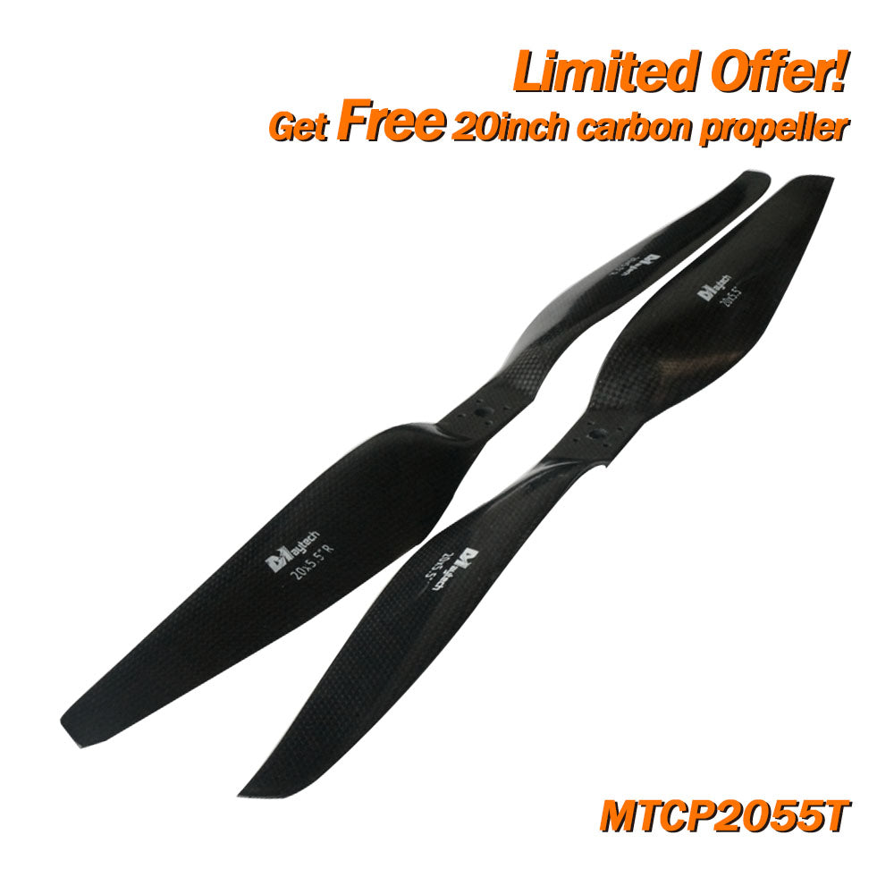 (Giveaway) Get Free 14-22 inch Carbon Fiber/Plastic Propeller When Place any Order