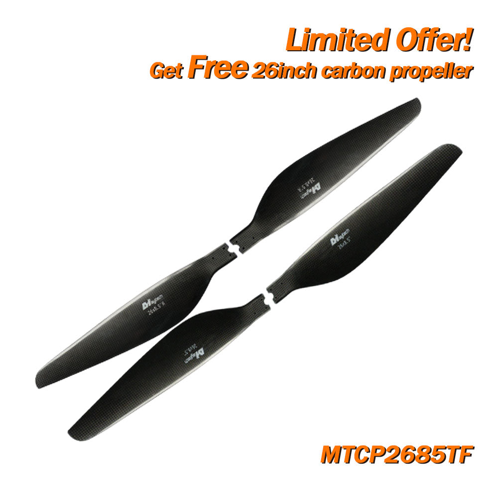 (Giveaway) Get Free 24-32 inch Carbon Fiber Propeller When Place any Order