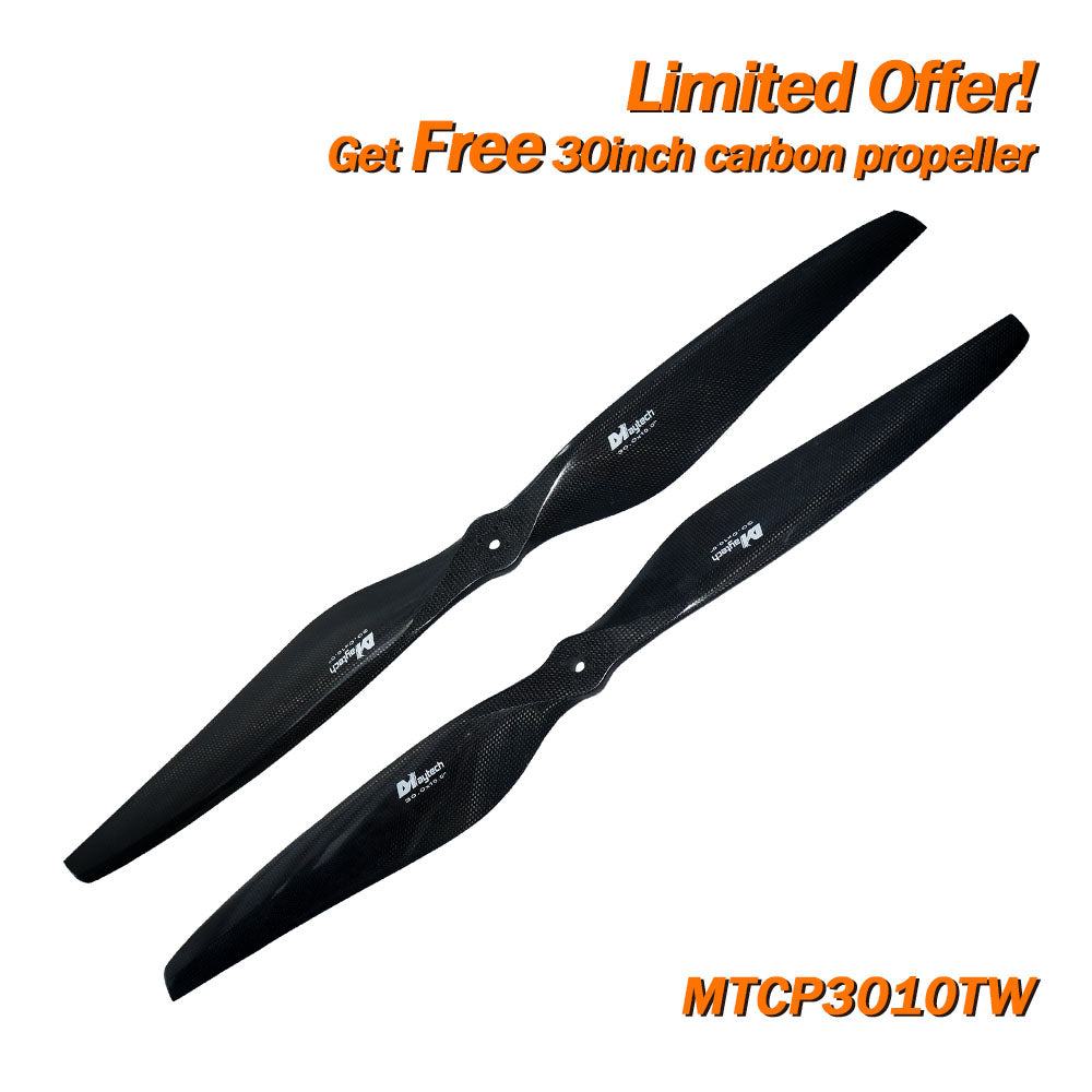 (Giveaway) Get Free 24-32 inch Carbon Fiber Propeller When Place any Order