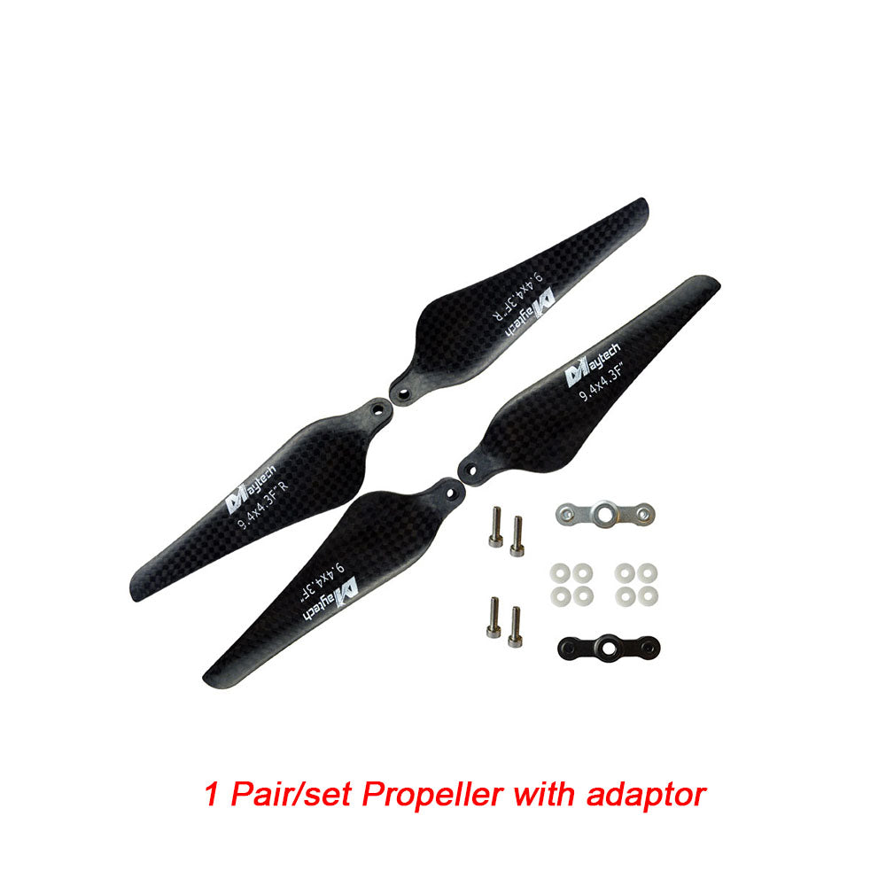 MAYRC 9.4x4.3Inch DJI Center Hole Carbon Fiber Propeller for Phantom 2 vision Phantom E300