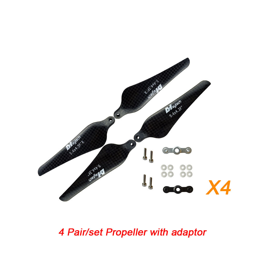 MAYRC 9.4x4.3Inch DJI Center Hole Carbon Fiber Propeller for Phantom 2 vision Phantom E300