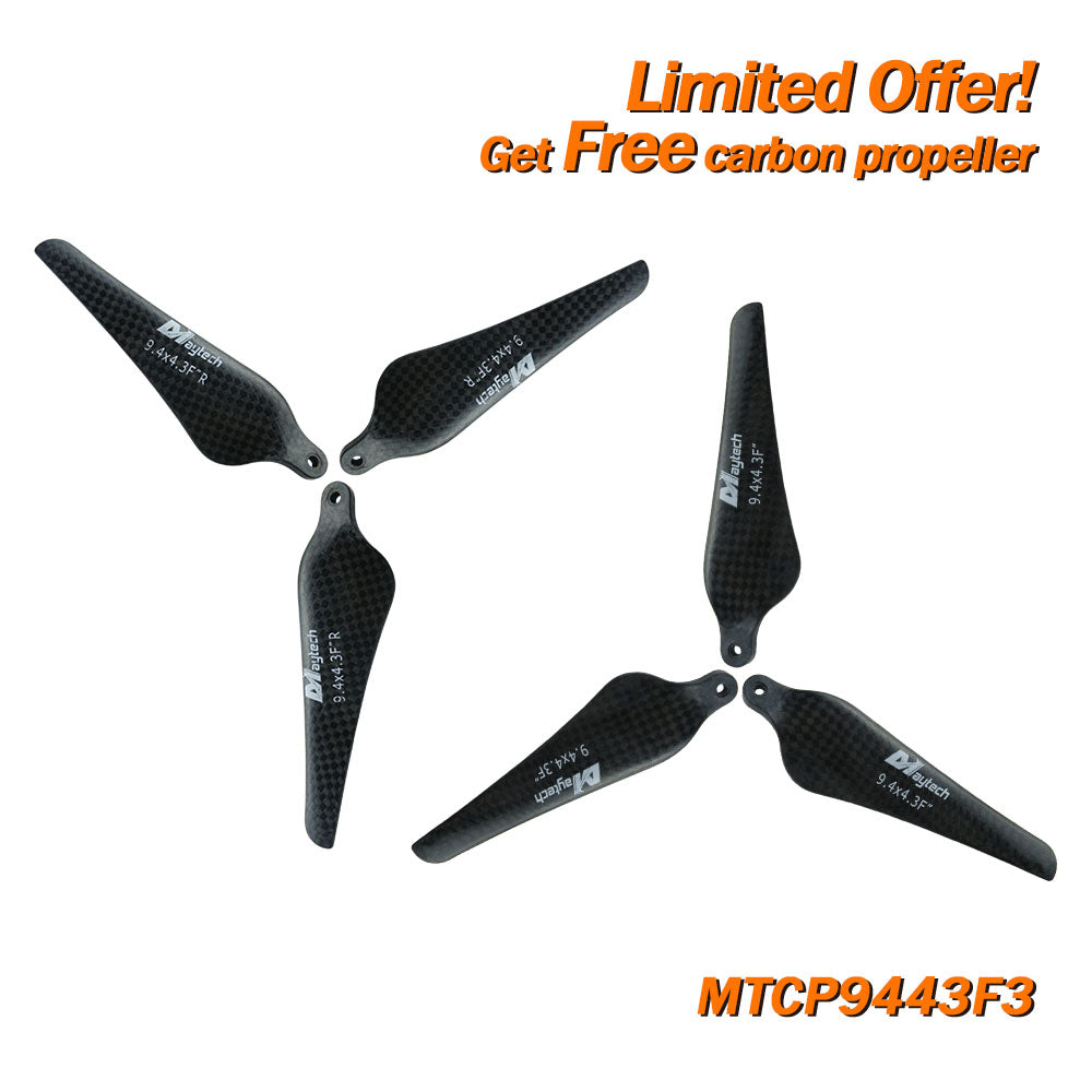 (Giveaway) Get Free 9-13 inch Carbon Fiber Propeller When Place any Order