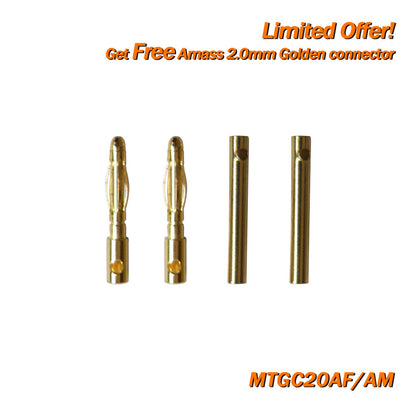 (Giveaway) Get Free Amass Golden Connector/Protector/JST Extension Cable When Place any Order (Random Color)