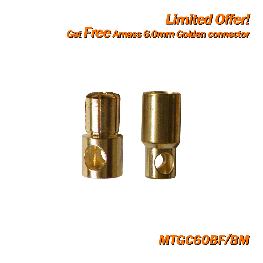 (Giveaway) Get Free Amass Golden Connector/Protector/JST Extension Cable When Place any Order (Random Color)