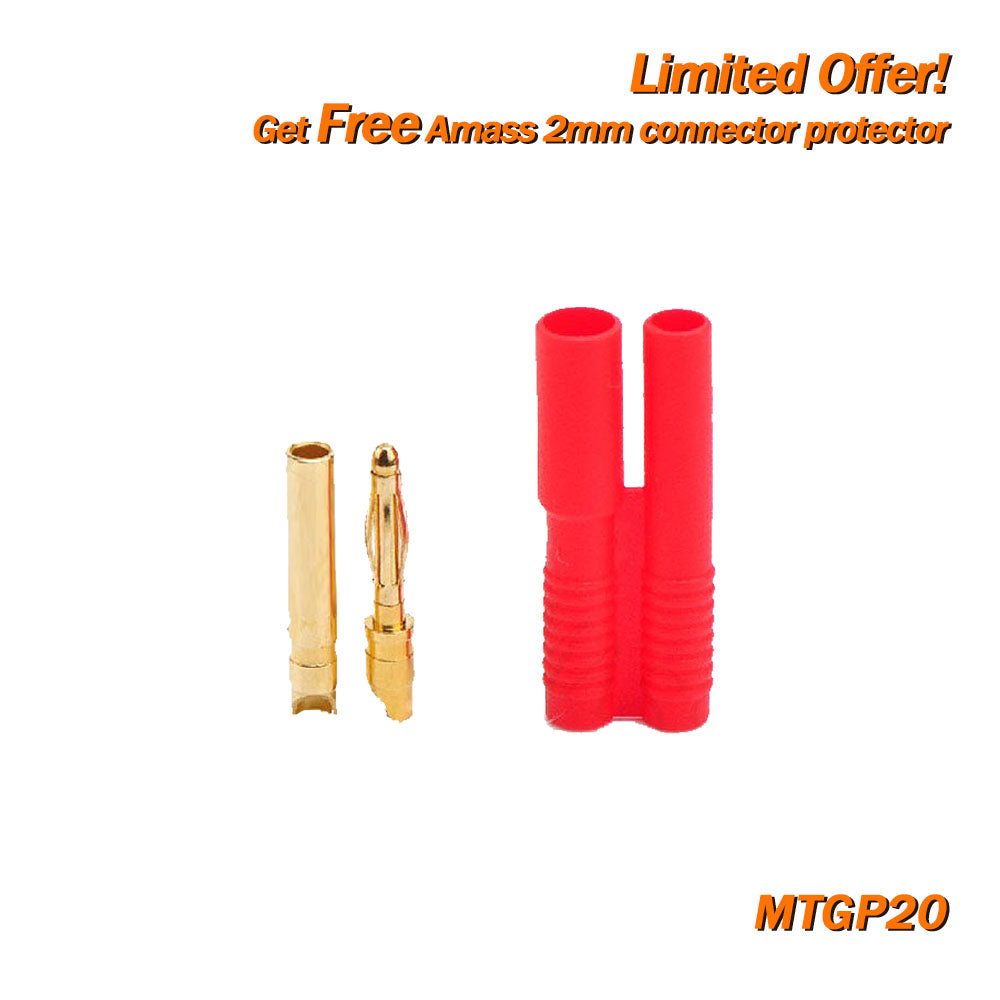 (Giveaway) Get Free Amass Golden Connector/Protector/JST Extension Cable When Place any Order (Random Color)