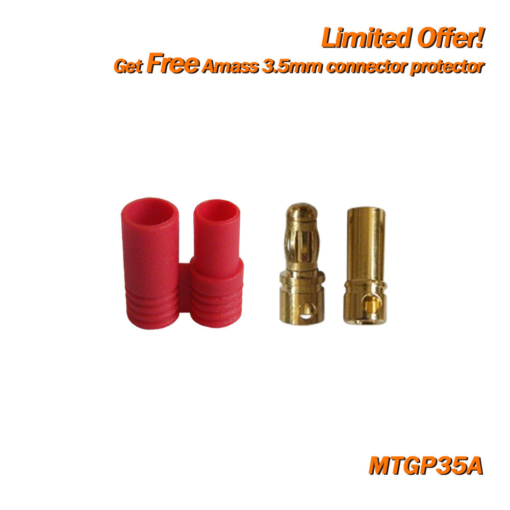 (Giveaway) Get Free Amass Golden Connector/Protector/JST Extension Cable When Place any Order (Random Color)