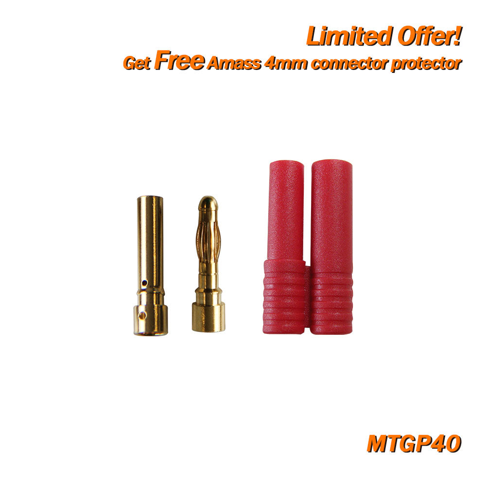 (Giveaway) Get Free Amass Golden Connector/Protector/JST Extension Cable When Place any Order (Random Color)