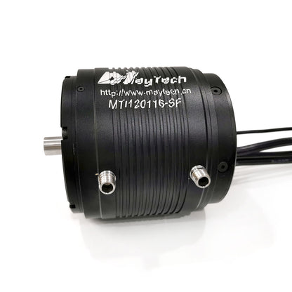 Maytech Fully Waterproof/Watercooled Brushless Inrunner Motor MTI120116 for Eletcirc Surfboard Hydrofoil Efoil Jetsurf Electric RC Boat Jetski