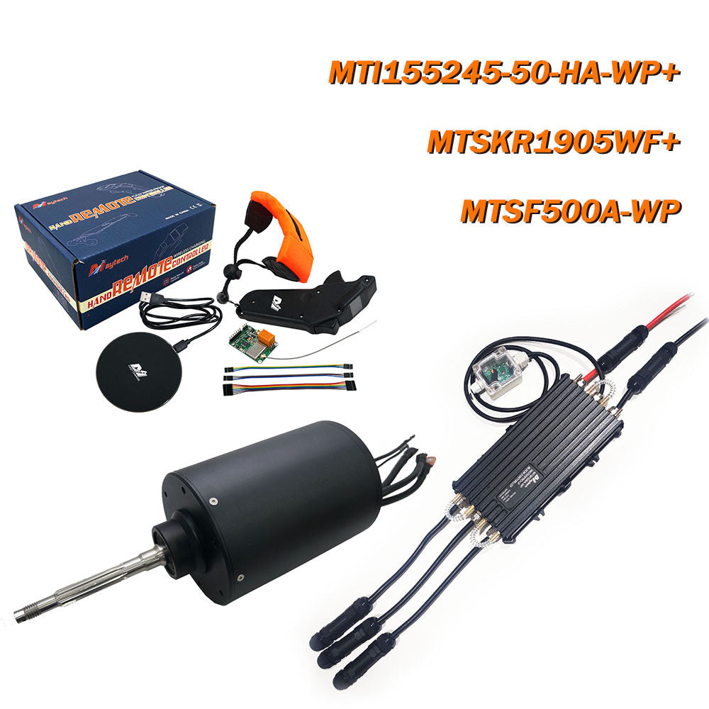 MAYRC Kit 500A ESC with Watercooling 120116 155245 50KV 100KV 200KV Waterproof Motor IP68 Remote for Foil Surfing