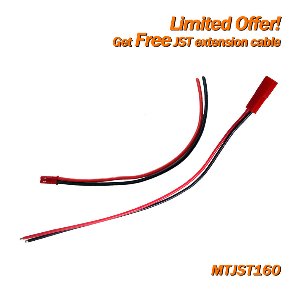 (Giveaway) Get Free Amass Golden Connector/Protector/JST Extension Cable When Place any Order (Random Color)