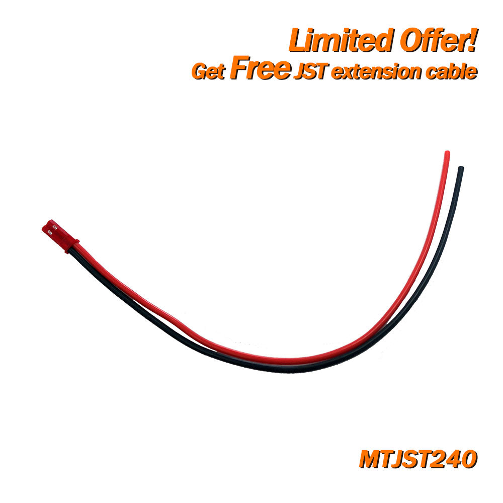 (Giveaway) Get Free Amass Golden Connector/Protector/JST Extension Cable When Place any Order (Random Color)