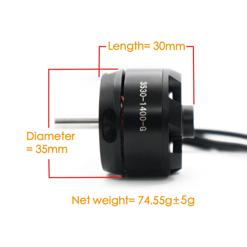 Maytech Brushless 50pcs 3530 1100KV/1400KV/1700KV Outrunner Sensorless Motor Open Cover for Rc Airplane/Helicopter/Robotics/ROV