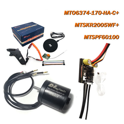 MAYRC Kit 100A VESC 6365 6374 90KV 170KV 200KV Hall Motor Wireless Remote Controller for Skateboard Electric