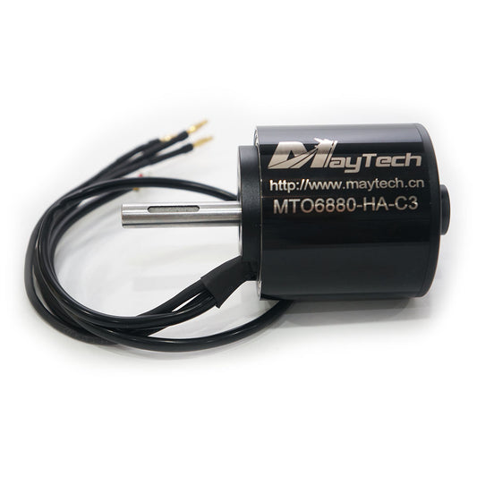 Maytech 6880 190KV Brushless Outrunner Sensored Motor with Big Bearing 10mm Shaft Battle Hardened for Fighting Robot Electric Mountainboard Offroad