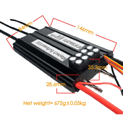 Maytech Efoil Kit MTI65162 Motor + 300A Water-cooled ESC + MTSKR1905WF V2 Remote Electric Foil Surfboard Hydrofoil Kit