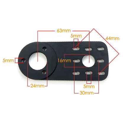 Maytech MTSKT310DB Double Kingpin Trucks with Motor Mount Dual Belt-driven Electric Skateboard Truck for DIY Electric Longboard ESK8