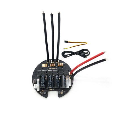 Maytech New MTSVESC7.5R Round Shape 50A 75V High Voltage Electric Speed Controller Based on V6 for Robotics ROV Remote Control Lawn Mower Robot