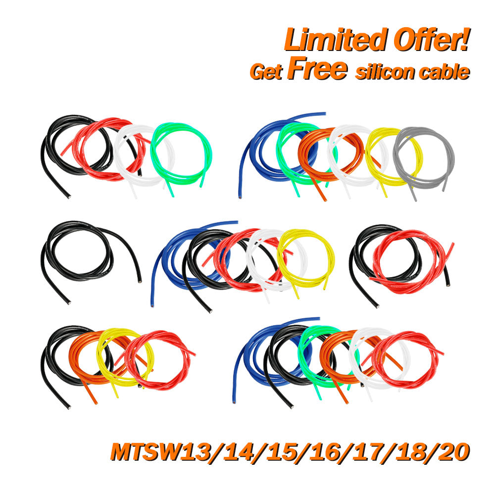 (Giveaway) Get Free AWG13-AWG20 Silicon Cable When Place any Order (Random Color)