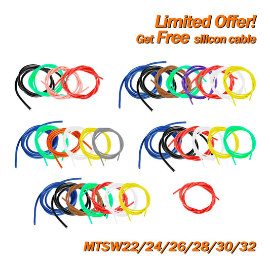 (Giveaway) Get Free AWG22-AWG32 Silicon Cable When Place any Order (Random Color)