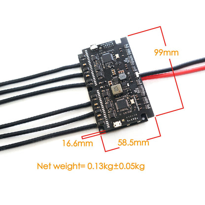 Mayrc Electric Speed Controller MTVESC7.5DU Dual 50A VESC based Controller for Motorized Electric Skateboard Mountainboard Robot