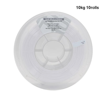 MR-FLX-TPU95A 3D Printing Materials High Flowability Hardness 1.75mm Dia 1kg/roll Flexible 95A TPU Materials